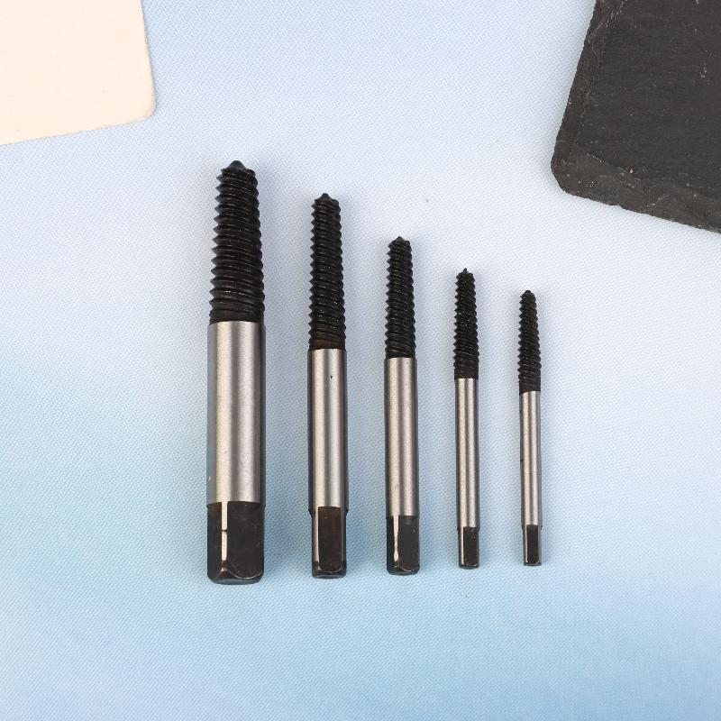 3mm-25mm Screw Extractor Set, 5/6-Piece Hex Shank Broken Bolt Remover Kit for Drill Use