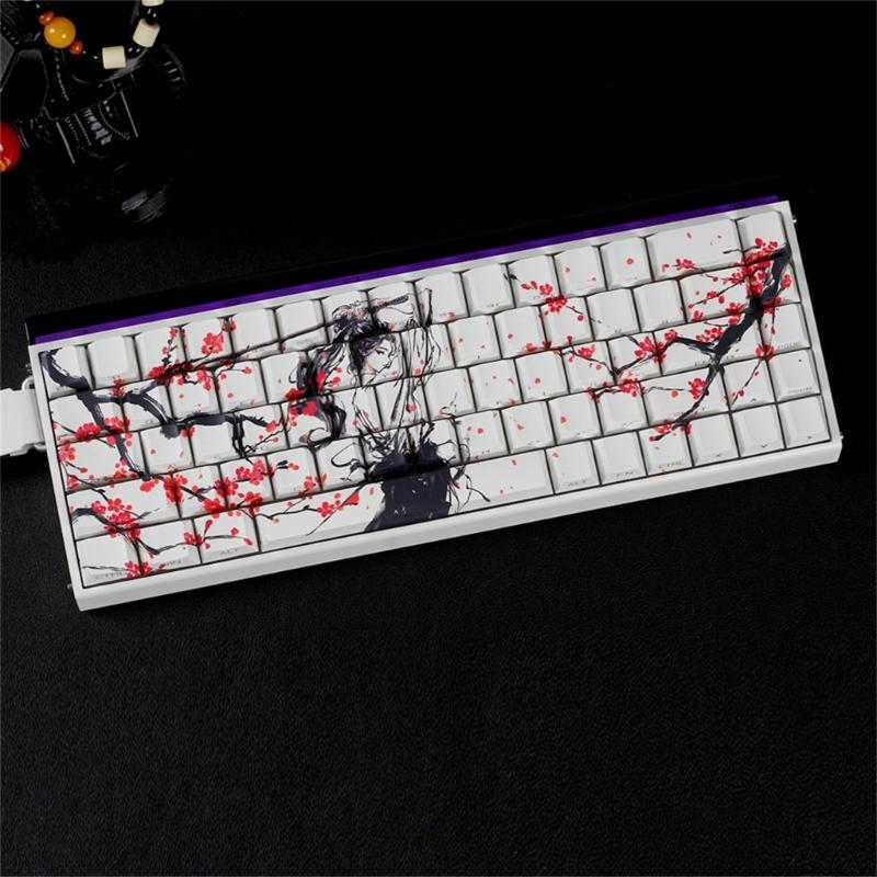 Оригинальные колпачки клавиш профиля PBT Материал Сублимация красителей Боковая печать Колпачок клавиши для маленьких механических клавиатур 60% 68% раскладки