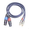 Кабель XLR (female) - RCA Аудио Соединение Портативный Стерео Стабильный для Микшеров Усилителей Ноутбука