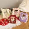 10Pcs Gift Handbag Portable Candy Box Handheld Silk Ribbon Foldable Packaging Bags Wedding Souvenir Boxes Birthday