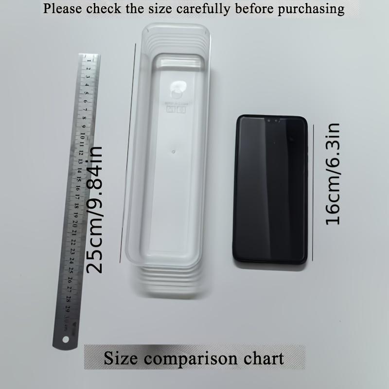 4/2pcs Rectangular Food Storage Box with Lid, Reusable Refrigerator Organizer, Stackable Durable Airtight Freezer Container