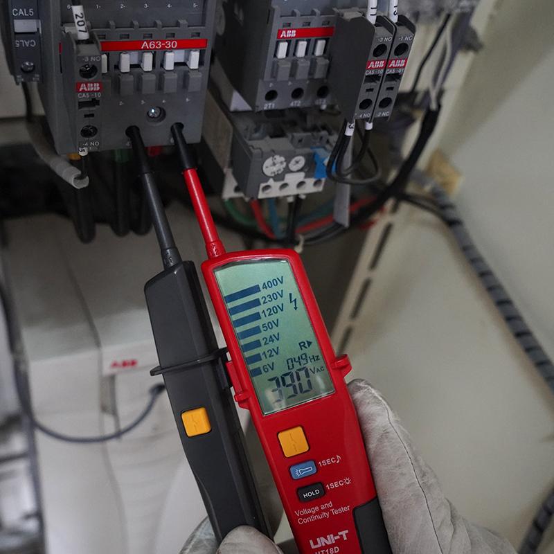 UNI-T UT15C UT18C UT18D Voltage Tester Probe Volt Indicator Meter Phase Sequence Continuity Voltage Detector Digital Multimeter