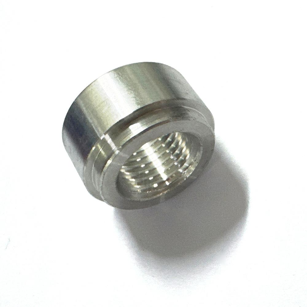 M14X1.5 PIPE Thread Weld Bung Adapter Aluminum Weld Connector Nut On Bung Pipe Fitting Fuel System Fittings7