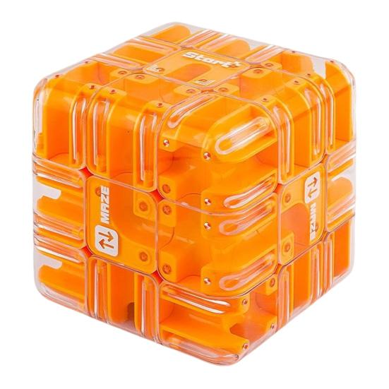 1/2 шт. Развивающая 3D-головоломка Лабиринт Куб Малыши Головоломка Лабиринт с перекатывающимся шариком Куб Детский