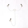 Adjustable Y-shaped Nipple Clitoris Nipple Clamp with Stainless Steel Metal Chain  Flirting Breast-fed Sex Toy Stainless