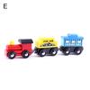 Funny Magnetic Mini Wooden 3Pcs/Set Train Carriage Model Educational Kids Toys