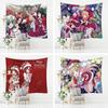 Home Decoration Cartoon Girl Christmas Series Tapestry Print Wall Covering Room Wall Background Wall Covering 230x180cm Tapiz