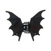 Matte Black Halloween Hair Claw Gothic Shark Clip Hair Accessories Bat Wings Ponytail Holder  Gift