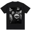 Funny Cat Gang Meme Classic T Shirt Men's Women Fashion Vintage Gothic T Shirt Oversized Cotton Casual Gifts T-shirts Streetwear