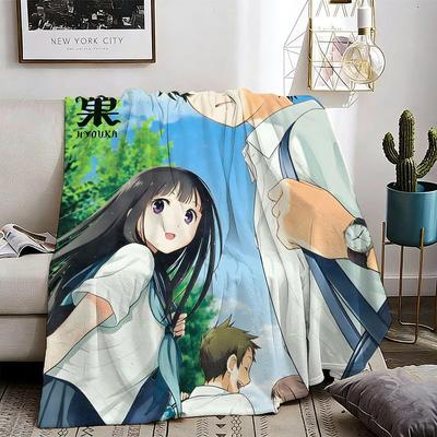 Hyouka Throw Lightweight G Flannel Blanket Soft Skinfriendly for Summer Cooling
