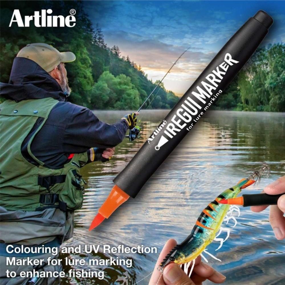 DIY Paint Lure Marker Pen Waterproof Fishing Paint Marker Fishing Bait Paint For Hard Lures