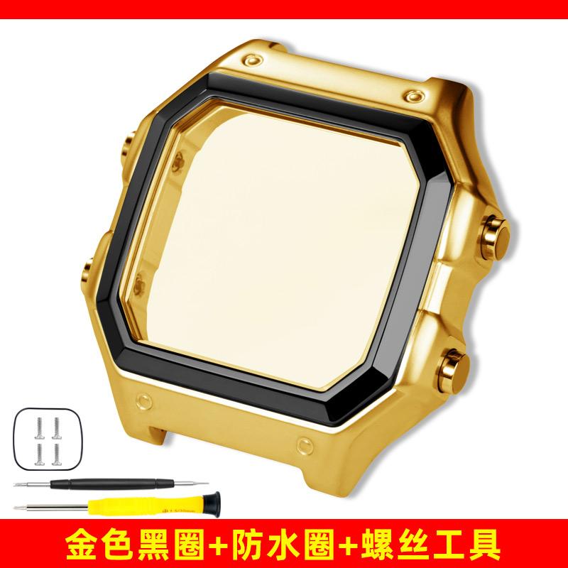 Ae1200 Модные Аксессуары Для Casio Комплект Корпуса Модифицированный Металл AE-1200 Ae-1300 Безель Стекло Ремешок Кольцо Стальная Часовая Лента