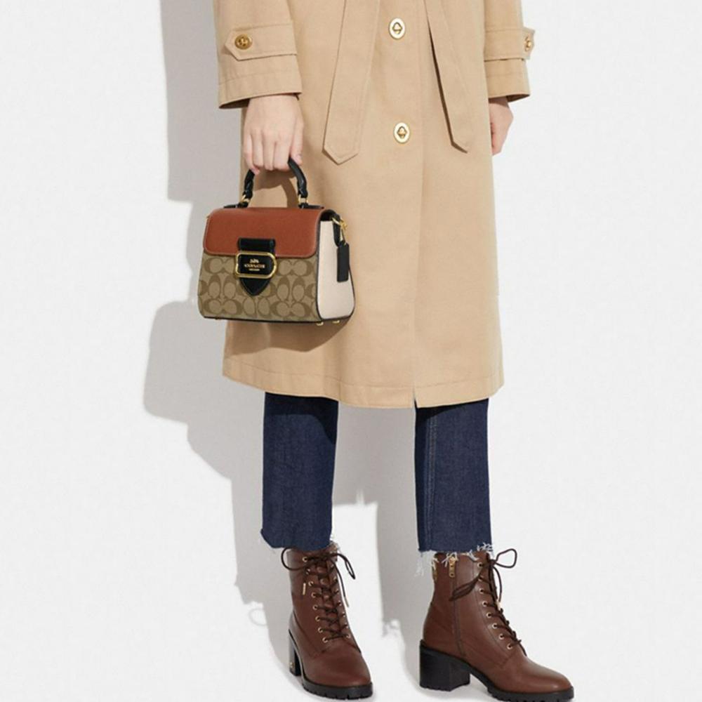 Новая сумка-сатчел COACH Morgan 21 с верхней ручкой CE569-IME7V