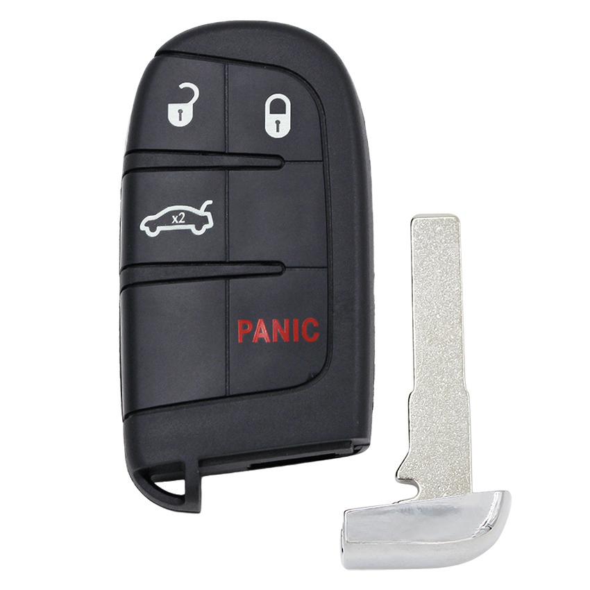 YOUBBA Smart Remote Key Shell For Jeep Renegade Compass Cherokee Dodge Ram 1500 Journey Charger Challenger Chrysler 1500 2/3/4/5