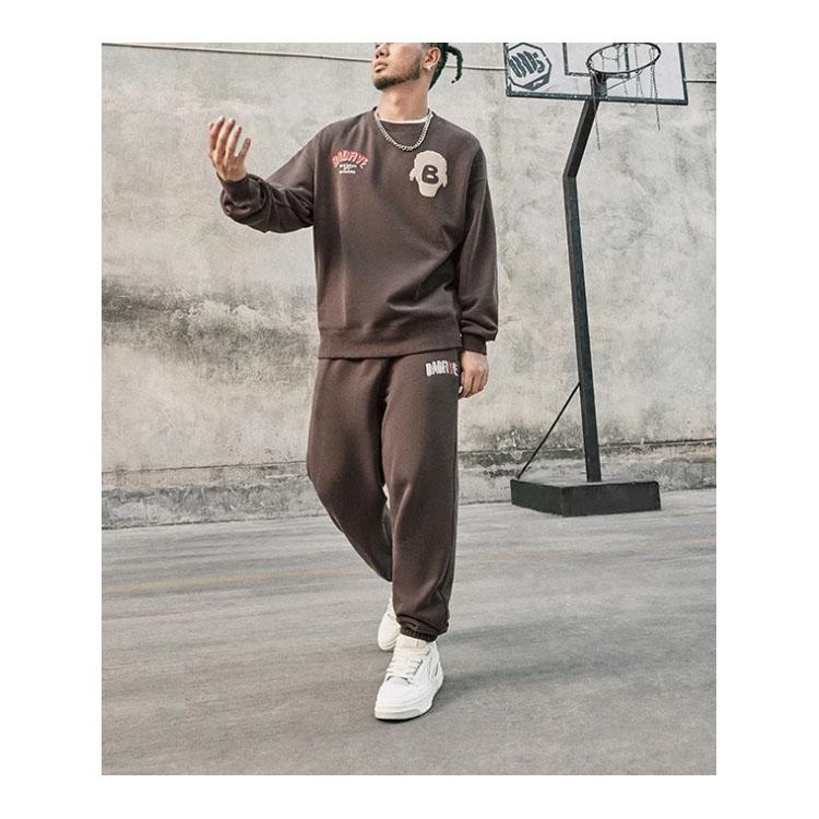 Мужская толстовка Li Ning Угольно-кофейный Умбра AWDT873-4