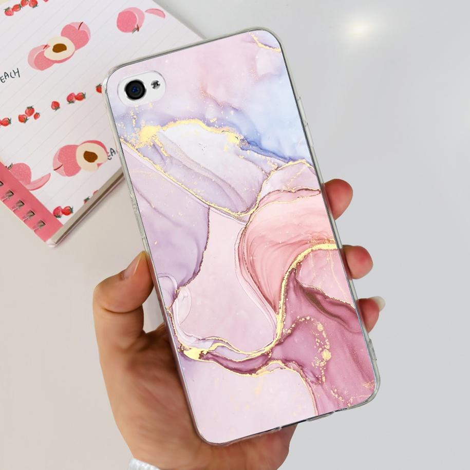 For iPhone 4 Case iPhone 4s Cover New Fashion Marble Transparent TPU Soft Silicone Funda For iPhone4 iPhone4s A1431 A1387 Bumper