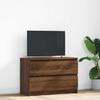VidaXL TV Cabinet Brown Oak 80x35x54 Cm Engineered Wood, Tv Bench, Hifi Cabinet, Entertainment Center, Tv Buffet, 861793