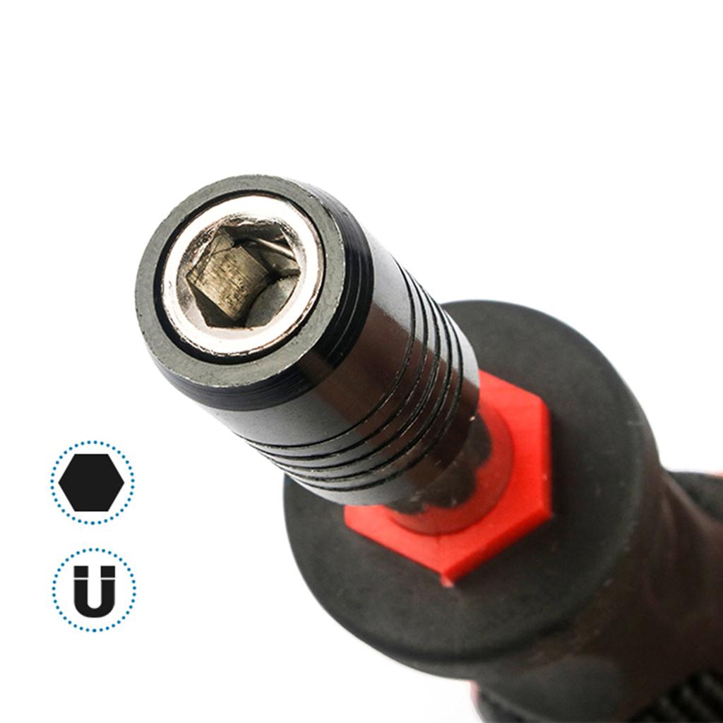 1/4" Шестигранный ключ с магнитной рукояткой Держатель бит Отвертка с вращающейся рукояткой Держатель бит Трещоточный торцевой ключ Инструмент