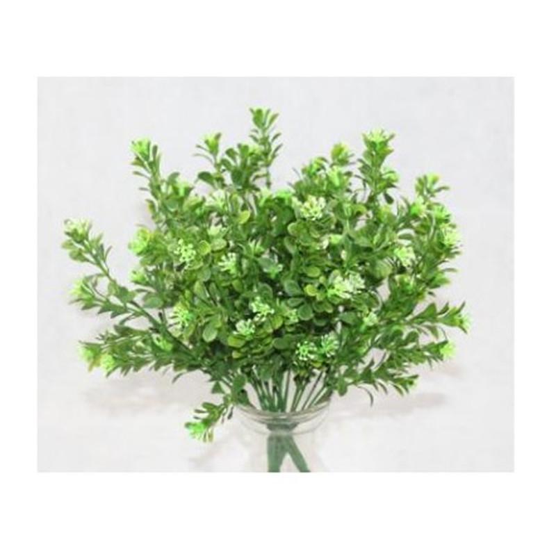 Эвкалипт Пластиковый Искусственный Зеленый Трава Цветок Растение Свадьба Украшение Дома Настольный Декор