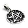 Pentagram Tetragrammaton Star Star Pendant Pendant Top Silver