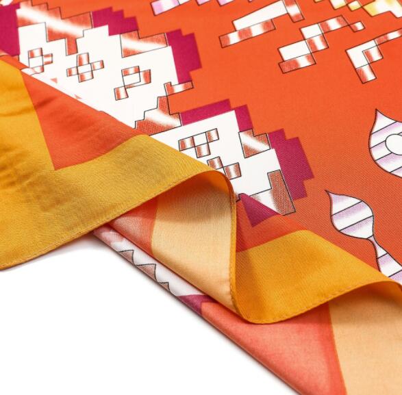 Luxury Brand Big Size Animal Print Scarf Women Square Twill Silk Scarf Flower And Horse Scarf Shawl Bandanas 130*130CM