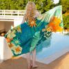 1 Pc Beach Towel -Microfiber Quick Drying Towel Travel, Shawl Rectangular Beach Towel,Swim, Pool, Yoga & More.