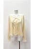 2025 Autumn/Winter European & American Hot Girl Patchwork Lace V-neck Knit Short Cardigan