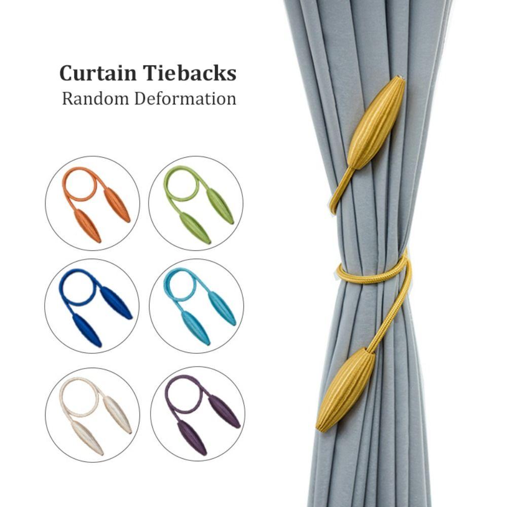 Креативные подхваты для штор, случайная деформация, подхваты для штор, модные подвязки для штор, домашний декор