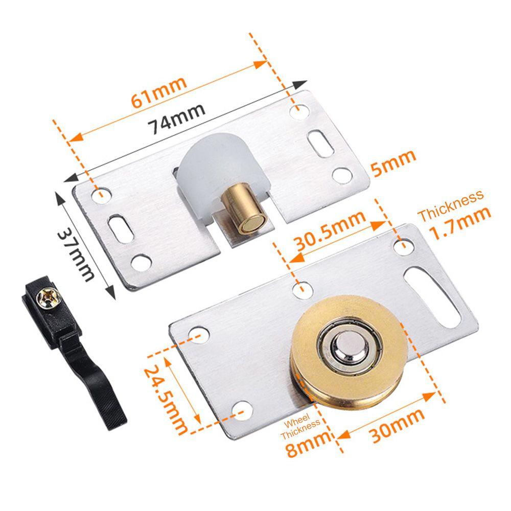 Комплект роликов для поезда Колесо для направляющих для шкафа Нейлоновый шкив Колесо для раздвижной двери Подвесное колесо Дверные ролики