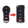 2 3 4 Buttons Car Keyless Entry Remote Key Shell Fob Case for Chrysler Voyager Cruiser for Dodge Ram Dakota for Jeep Cherokee