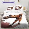 Naruto Uzumaki Naruto Pattern Bedding Home Decoration Birthday Gift (1 * duvet cover + 2 * pillowcase, without core)