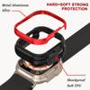 Металлический корпус для Apple Watch Ultra 49 мм, аксессуары, протектор, бампер из ТПУ, закаленный чехол iwatch series 8, 7, 6 se, 45 мм, 41 мм, 44 мм, 40 мм
