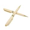 Wood Ballpoint Pen Set With Pencil Case Ergonomic Grip Wood Signing Pen with Metal Pen Clip For Professional Collectors