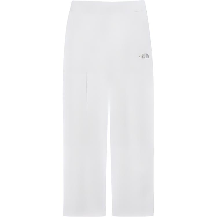 The North Face Solid Color Elastic Waist Straight Casual Pants Unisex bottoms Ivory NP6KQ02L