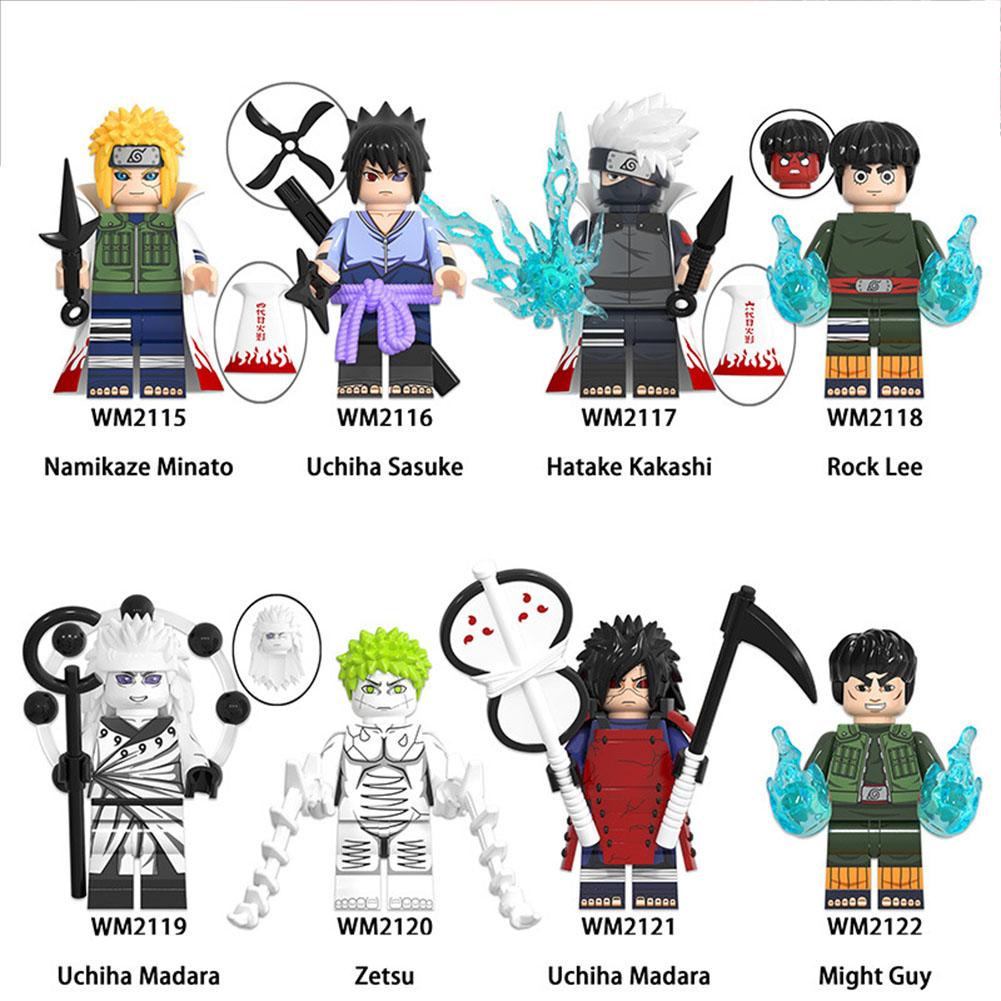 Naruto Series Building Block Minifigure Assembling Block Kids Learning Toys Imagination Toys