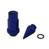 20PCS Bullet Style Lug Nuts - Cone Seat Anti-Theft Locking Nuts, Colorful Aluminum Wheel Nuts for Car SUV