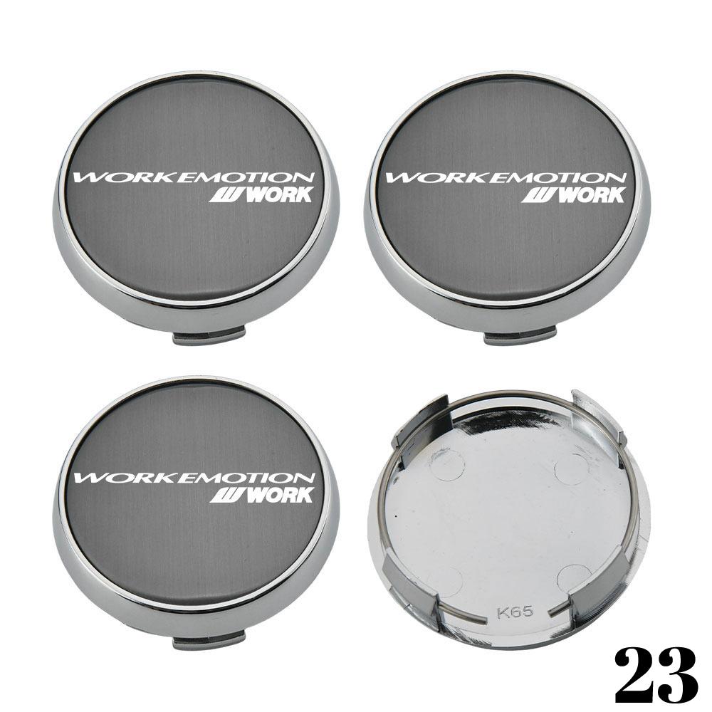 WORK EMOTION Wheel Center Cap 65mm VS EQUIP MEISTER Emblem Sport Rim Hubcap 66mm Wheel Cover Cap 68mm Car Styling Accessories