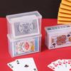 Card Storage Box Transparent Plastic Box Ultraman Game Card Documents Card Card Business Card Sorting Box Storage
