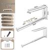 Retractable Punch-Free Wall-Mounted Clothes Drying Rack for Balcony