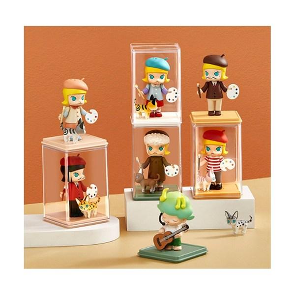 Прозрачная акриловая витрина для фигурок Marvell in Home (6 штук в 1 наборе), 1 комплект популярных корейских игрушек