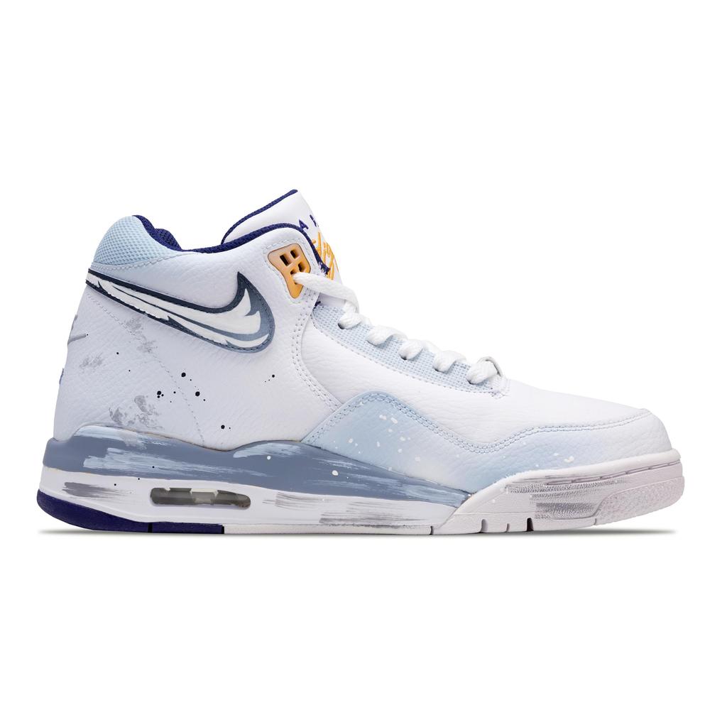 Nike Flight Legacy Зимнее время Амортизация Нескользящее Покрытие Высокий профиль Винтажные Баскетбольные Кроссовки Мужские BQ4212-102(Команда28-)