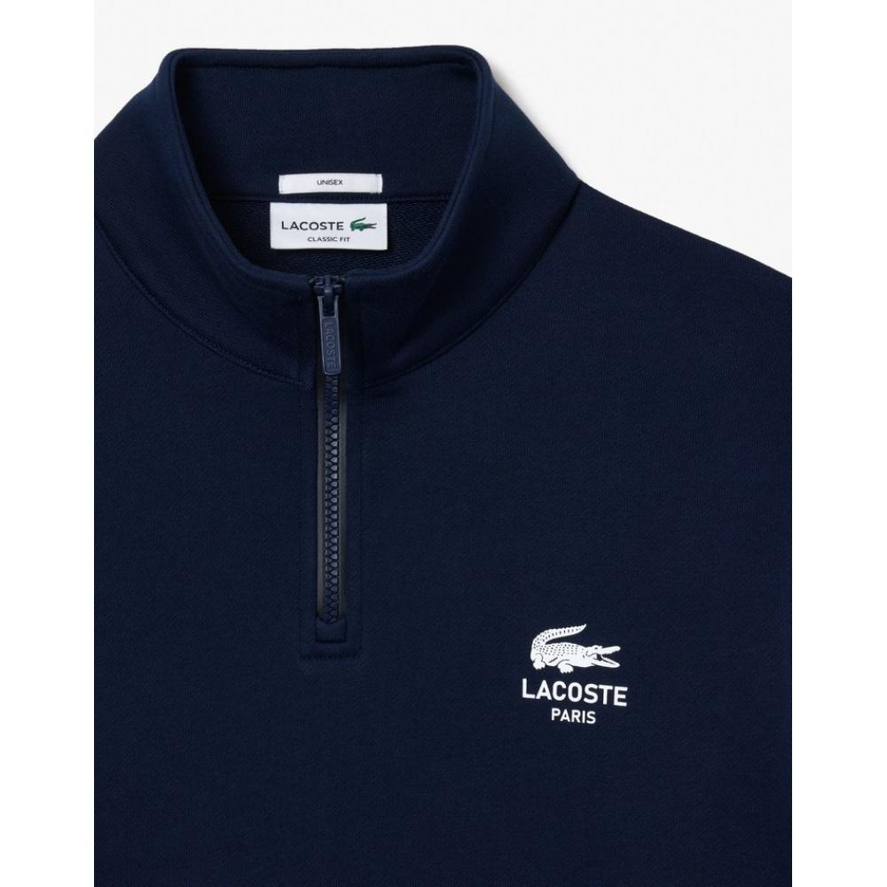 Lacoste Унисекс Повседневный свитшот с застежкой-молнией на половину длины Sh2735 54n 166