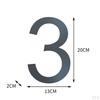 Number Stainless Decor with Address Plaque for Gardens Houses
