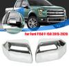 Для Ford F150 Raptor 2015 2016 2017 2018 Хромированная Накладка на Зеркало Заднего Вида Боковое Зеркало Колпачок Крыло Внешняя Часть Корпуса Дверной Ободок