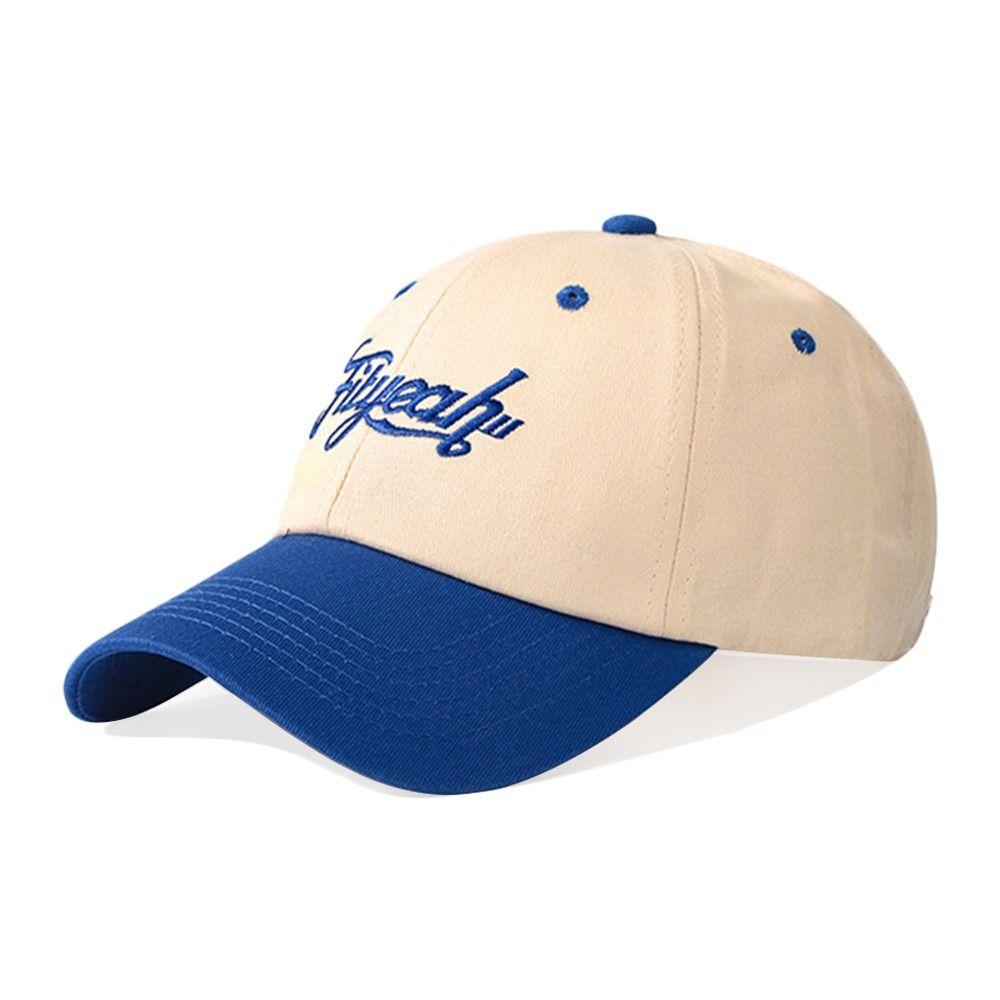 Adjustable Sunscreen Hats Letter Embroidery Dad Tucker Hat Summer Baseball Caps for Men Women