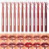 LANGMANNI Sexy Velvet Matte Lip Liner Pen Waterproof Silky Natural Contour Non-Stick Cup Makeup Lipstick Pencil Lasting Cosmetic