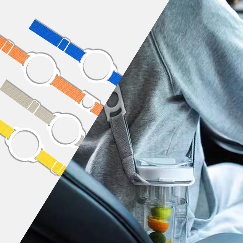 2 в 1 регулируемый ремень для бутылки с водой, универсальный портативный держатель для бутылки с водой, плечевой ремень, держатель для стакана, дорожный ремень