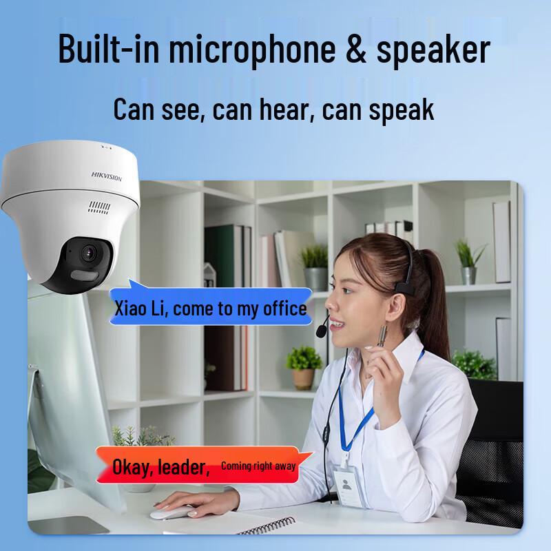 HIKVISION 4MP Full-Color Dual Light Wireless WiFi Dome Camera CN plug (adapter included)