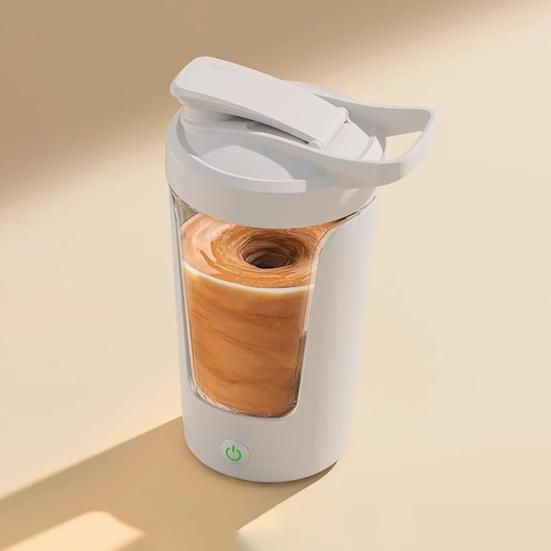 Электрическая чашка для смешивания, автоматическая чашка для перемешивания кофе, 350 мл, портативный шейкер для протеинового порошка, бутылка-миксер для домашнего офиса и путешествий