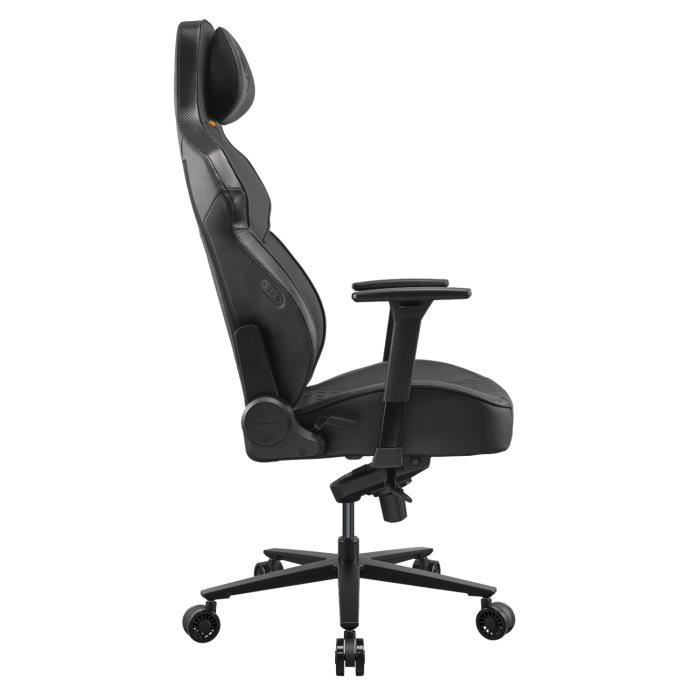 Fauteuil gaming - Cougar Gaming - NXSYS AERO BLACK - Support lombaire - Similicuir - Réglable en hauteur